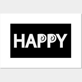 Happy being happy artistic design Posters and Art